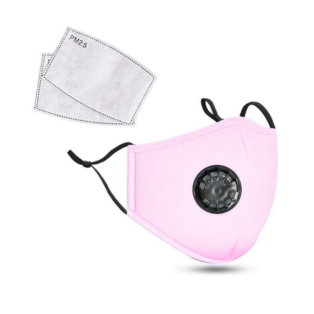 Girls 2 Pink Masks with 2 Filters Each